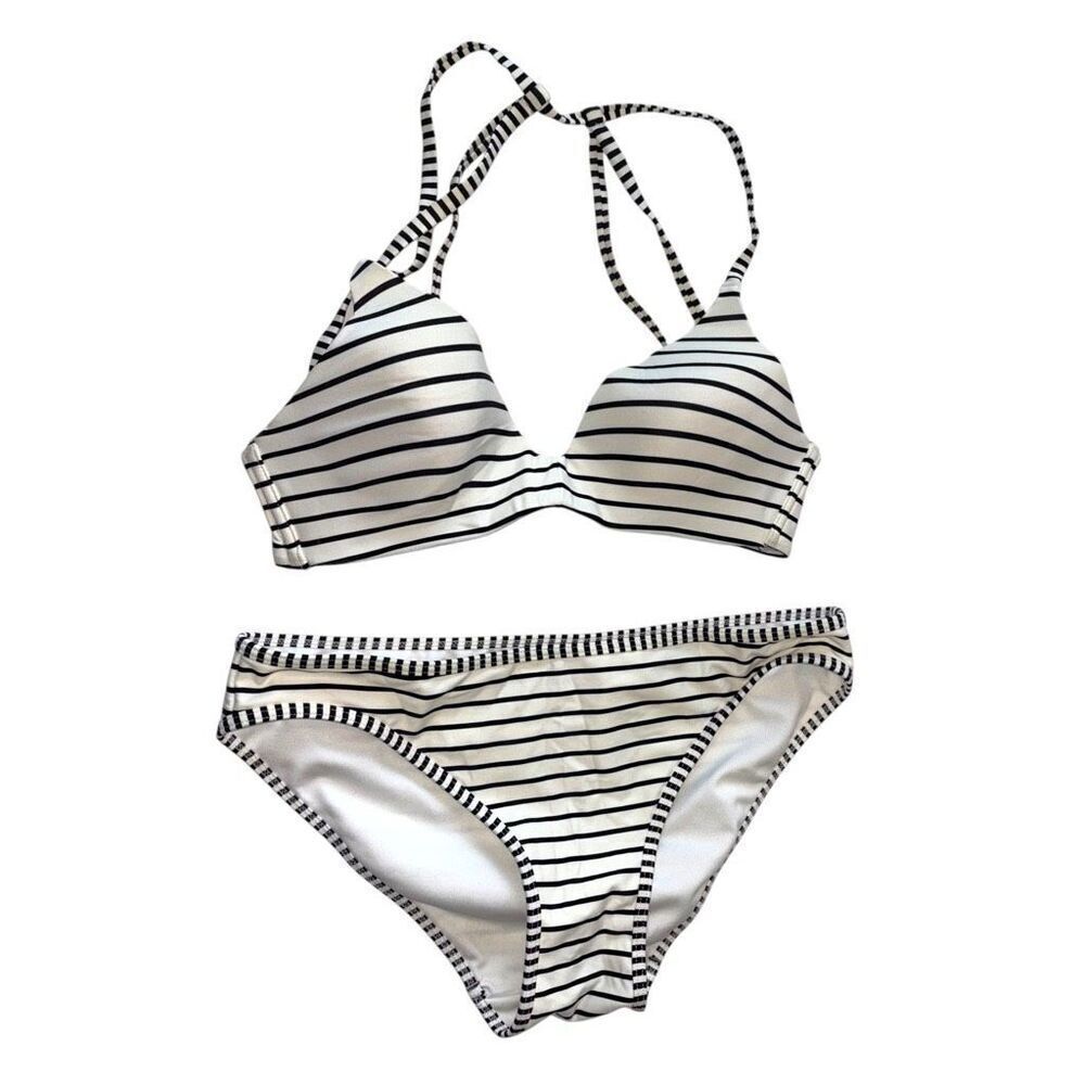 Vince Camuto 2 Piece Striped Swimsuit
